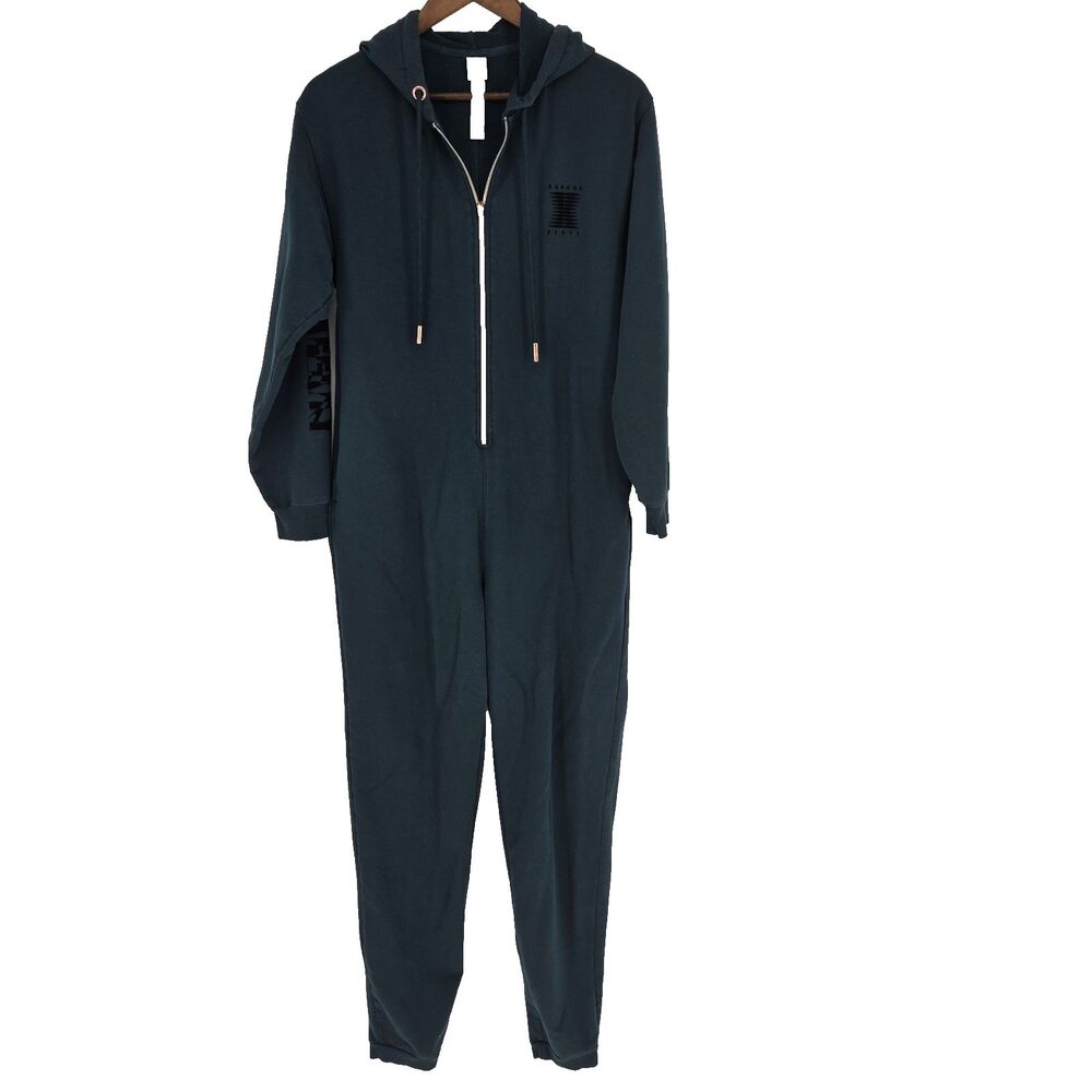 Savage X Fenty Green Jumpsuit Forever Savage Front Zip Small